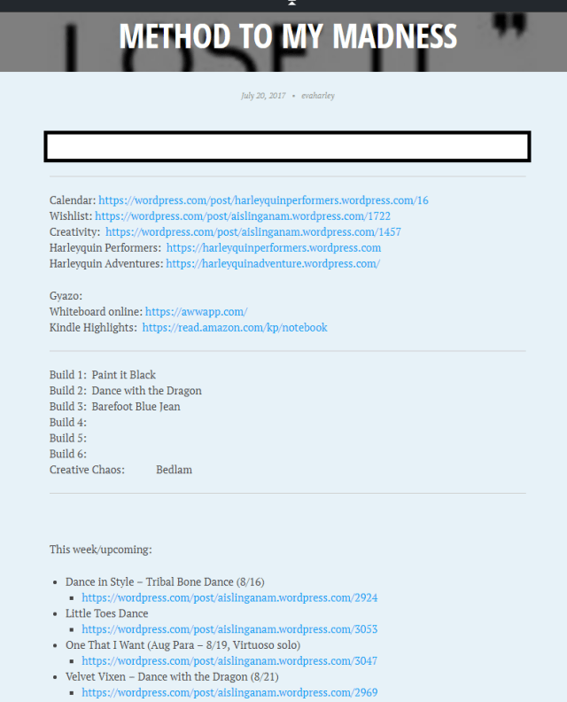 method to my madness