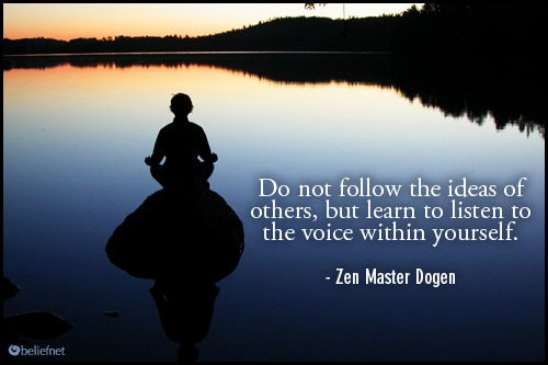 listen to the voice within